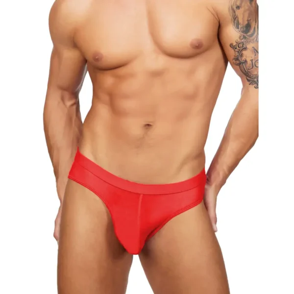 Men's Solid Power Net Brief Underwear - Image 3
