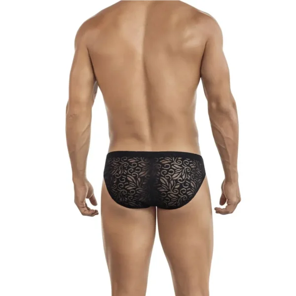 Men's Lace Embroidered Brief Regular Underwear - Image 2