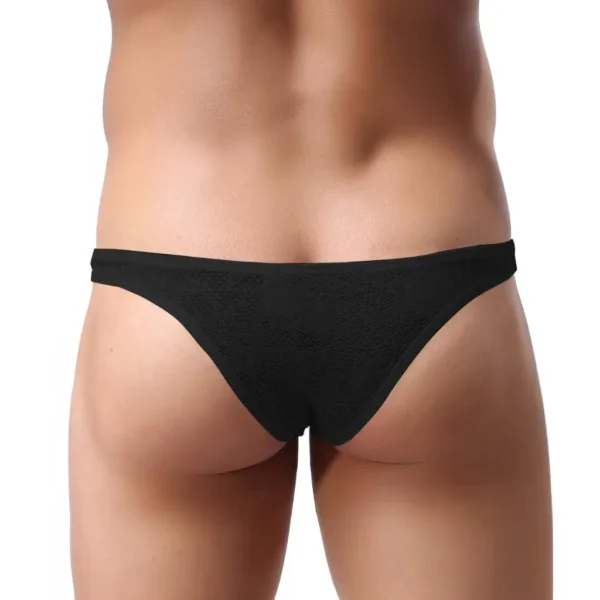 Men's Lace Embroidered Brief Underwear - Image 4