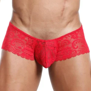 Men's Seductive Lace Boxer Underwear