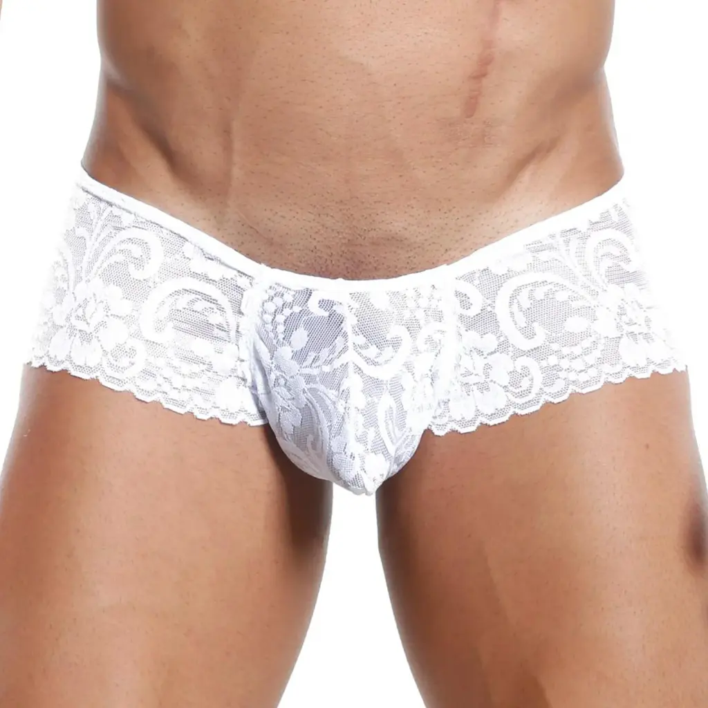 Men's Seductive Lace Boxer Underwear - Image 3
