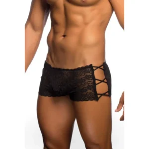 Men's Side Open Lace Boxer Underwear