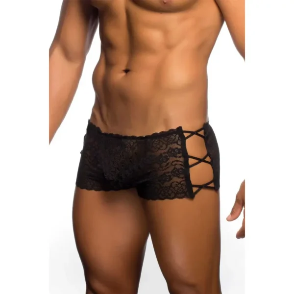 Men's Side Open Lace Boxer Underwear