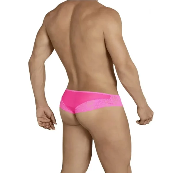 Men's Side Embroidered Lace Brief Underwear - Image 2