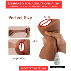 6.5 Total Inch Length Gentle Grip Toy Massager For MEN