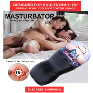 Jumbo Cup Male Massager Easily Take in Hand and Enjoy Relax Time