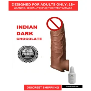 Men's Silicon Brown Extender Cover Dragon Condom