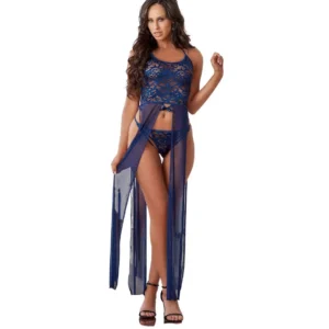 Sexy Women's Front Open Nightgown