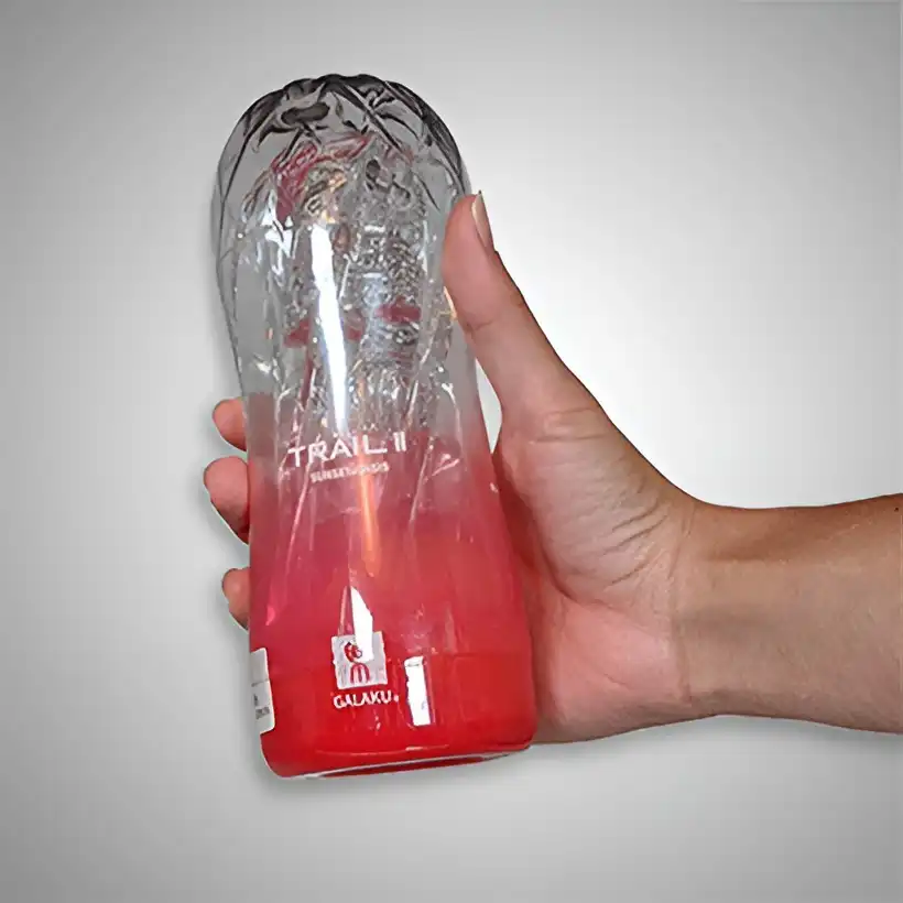 TRAIL II Sunset Stroker | Transparent Male Masturbator with Realistic Textures - Image 2