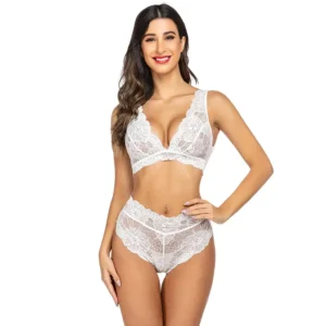Sexy Lace Bralette and Hipster Lingerie Set