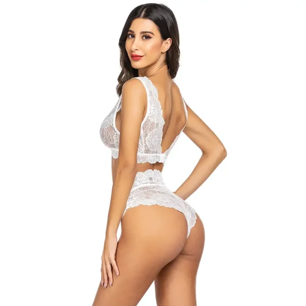 Sexy Lace Bralette and Hipster Lingerie Set - Image 3