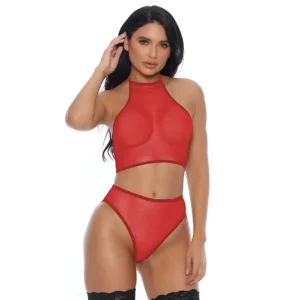 Full Coverage Lingerie Transparent Bra & Panty