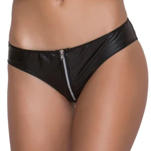 Women's Sexy Zip Closure Soft Lace Panty