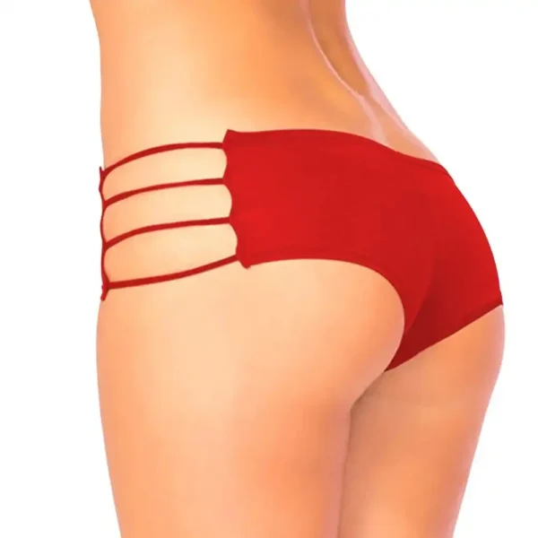 Women's Sexy Side Tri Strings Solid Panty - Image 4
