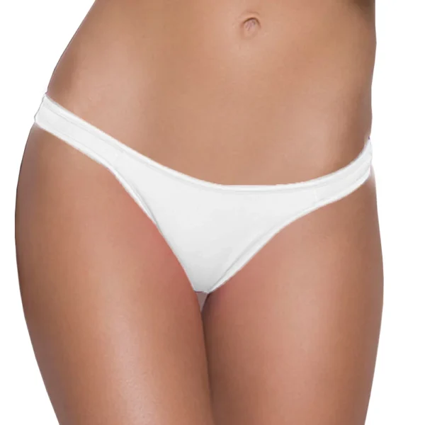 Women's Solid Self Design Thong Panty - Image 4