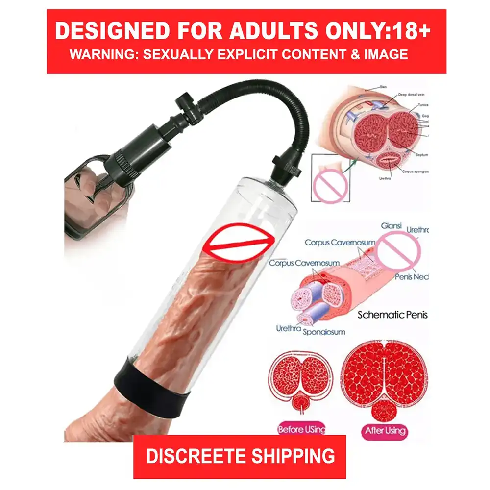 Pro Extender African Size Penis Enlargement Pump For Male sexy toy for men full body - Image 2