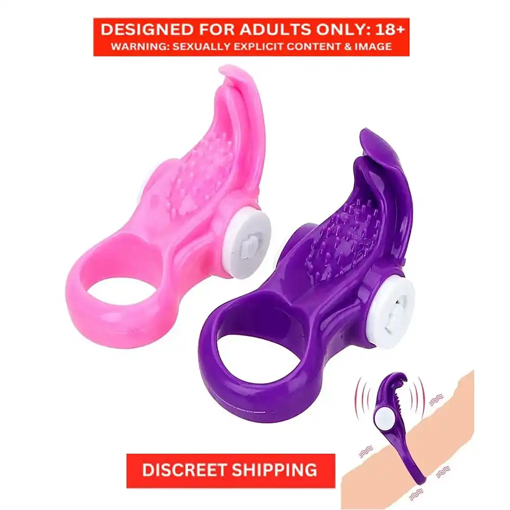 Vibrating Cock Ring -Tongue Cock Ring Increase Sex Time And Stop Premature Ejaculation