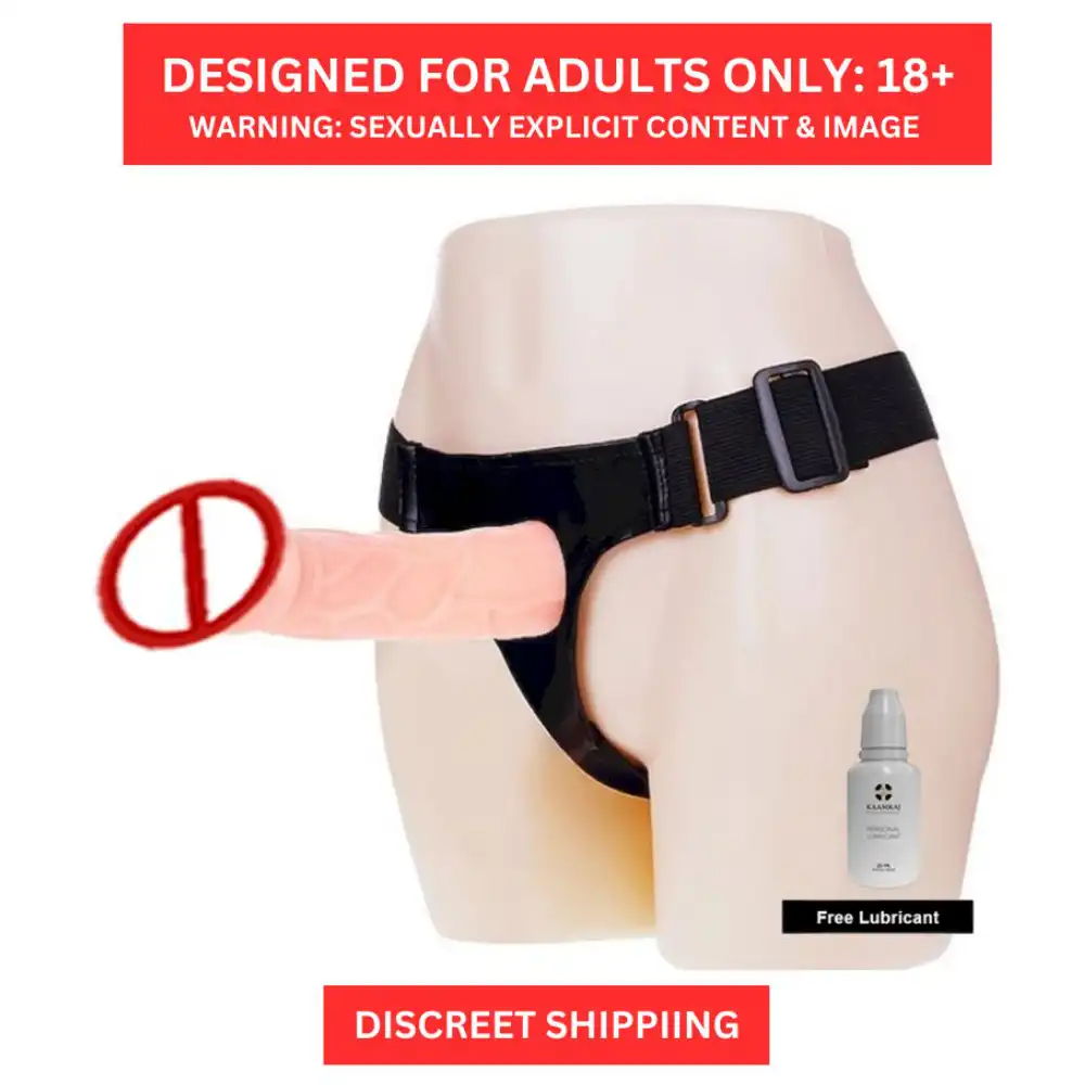 Silicone Realistic Hollow Extender With Adjutable Belt