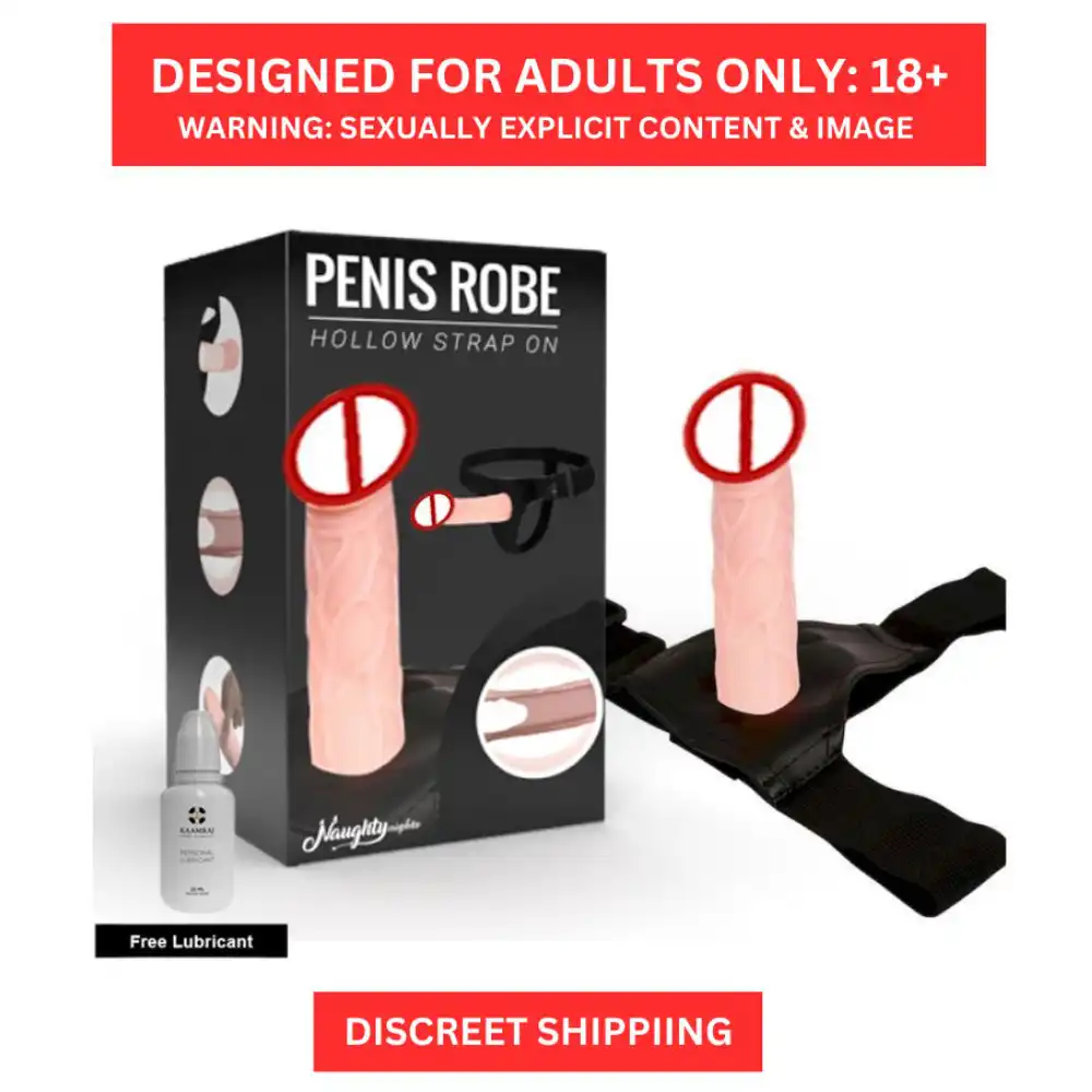 Silicone Realistic Hollow Extender With Adjutable Belt - Image 3