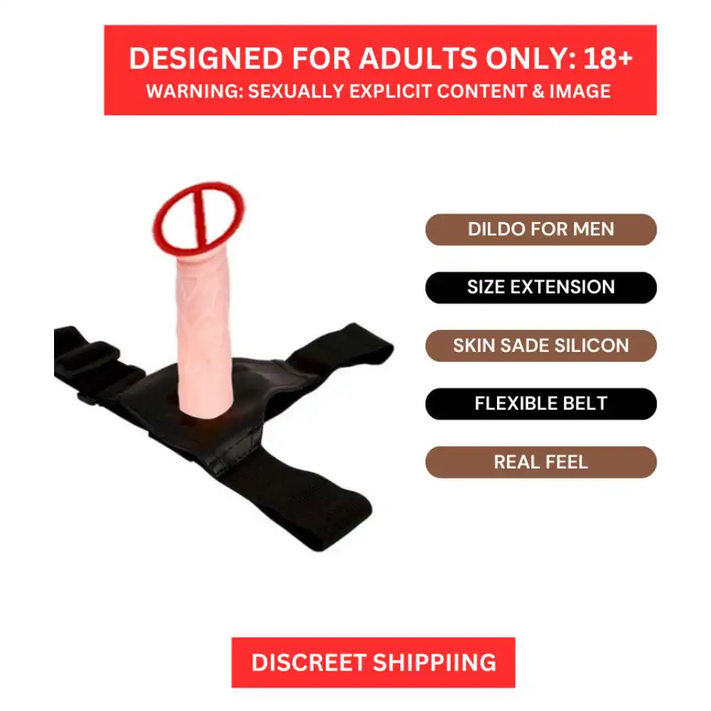 Silicone Realistic Hollow Extender With Adjutable Belt - Image 4